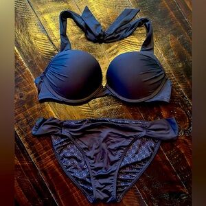 ** LIKE NEW ** Victoria’s Secret Black Bathing Suit